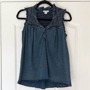 Sundance Ari Ruffle sleeveless top | sz S